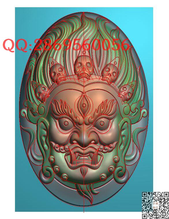 黑天精雕图445669 戒面_玉雕仿古挂件花件牌子46牌木雕图牙雕图46牌精雕图浮雕图